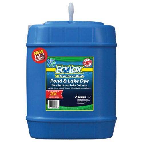 EcoLox Blue Pond & Lake Dye - 5 Gallon 3X